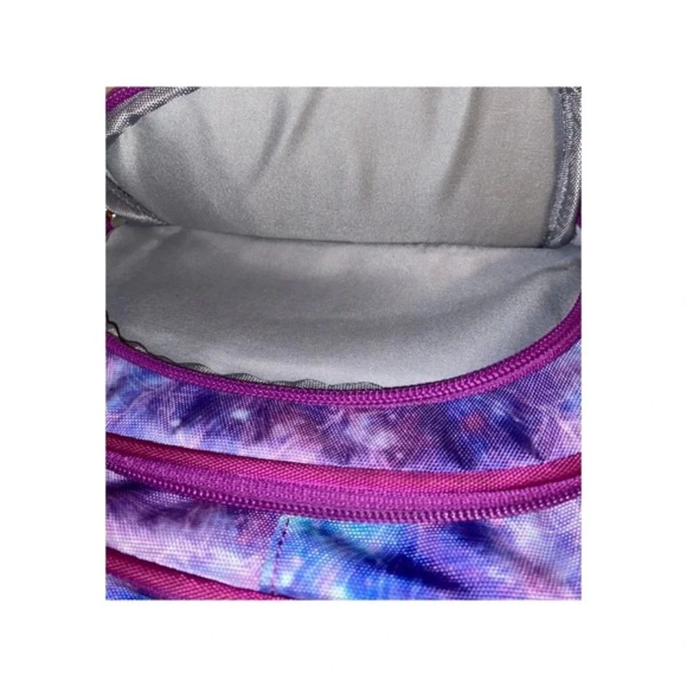 Cusangels‎ Girls Backpack Butterfly Galaxy Purple Pink Padded Reflective
